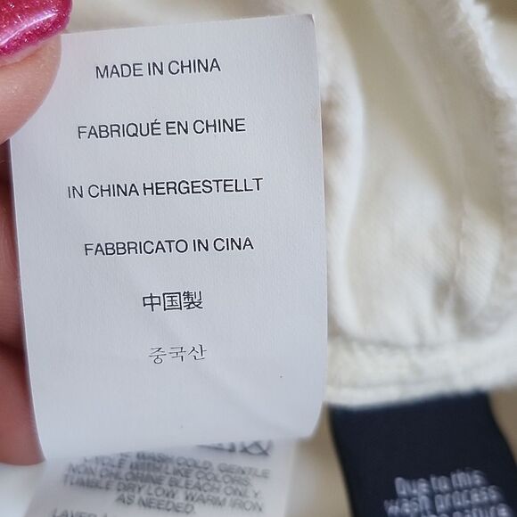 J. Crew Toothpick jeans, off-white, 83% cotton, great used condition,  size 30 - Picture 10 of 13